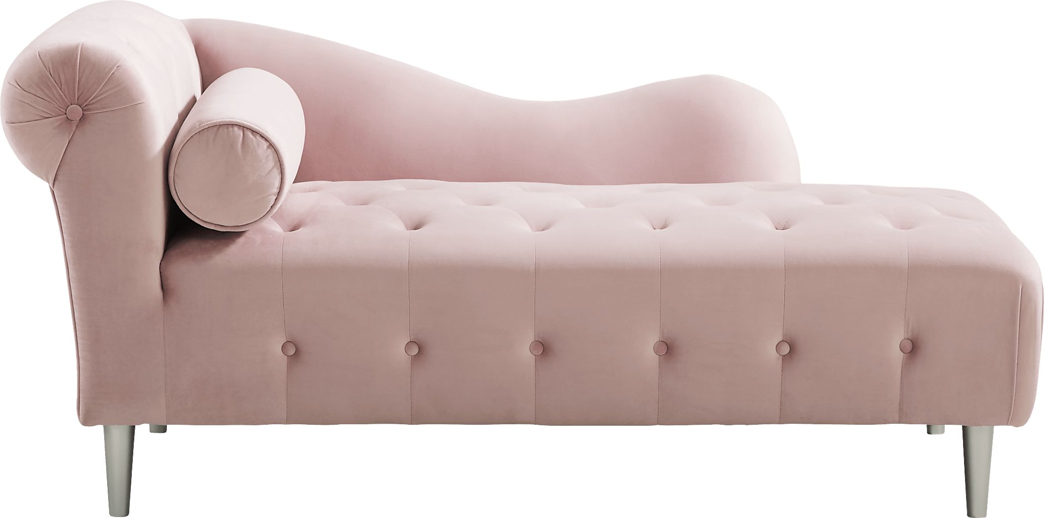 Rooms To Go Julietta Pink Chaise